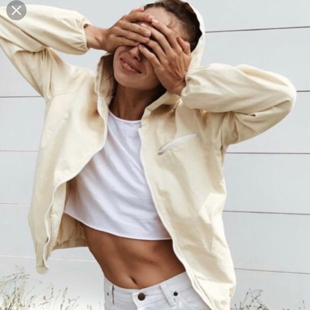 Brandy Melville Yellow Krissy jacket